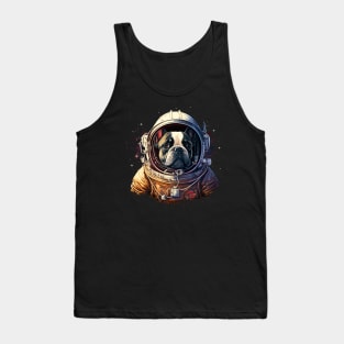 French Bulldog Astronaut Tank Top